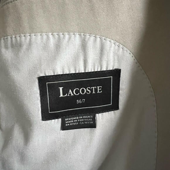 Tan Lacoste Suit Jacket / Blazer / Sport Coat - Picture 2 of 2